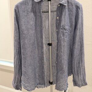 Stateside Blue Textured Shirt